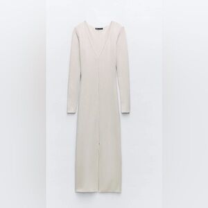 Zara dress ribbed long dress